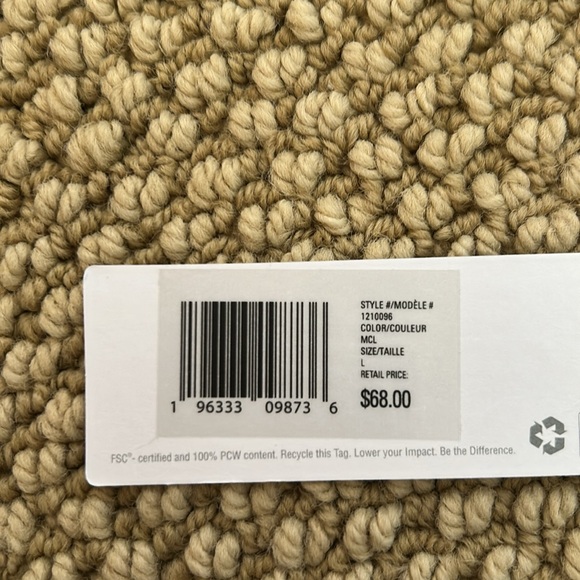 Outerknown Saltwater Slub T-Shirt Large Navy White Stripe NWT Organic Cotton - Picture 6 of 6